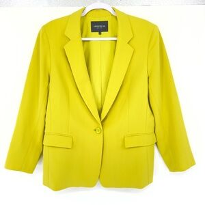 Lafayette 148 New York Finesse Crepe Lyndon Blazer Sz 14